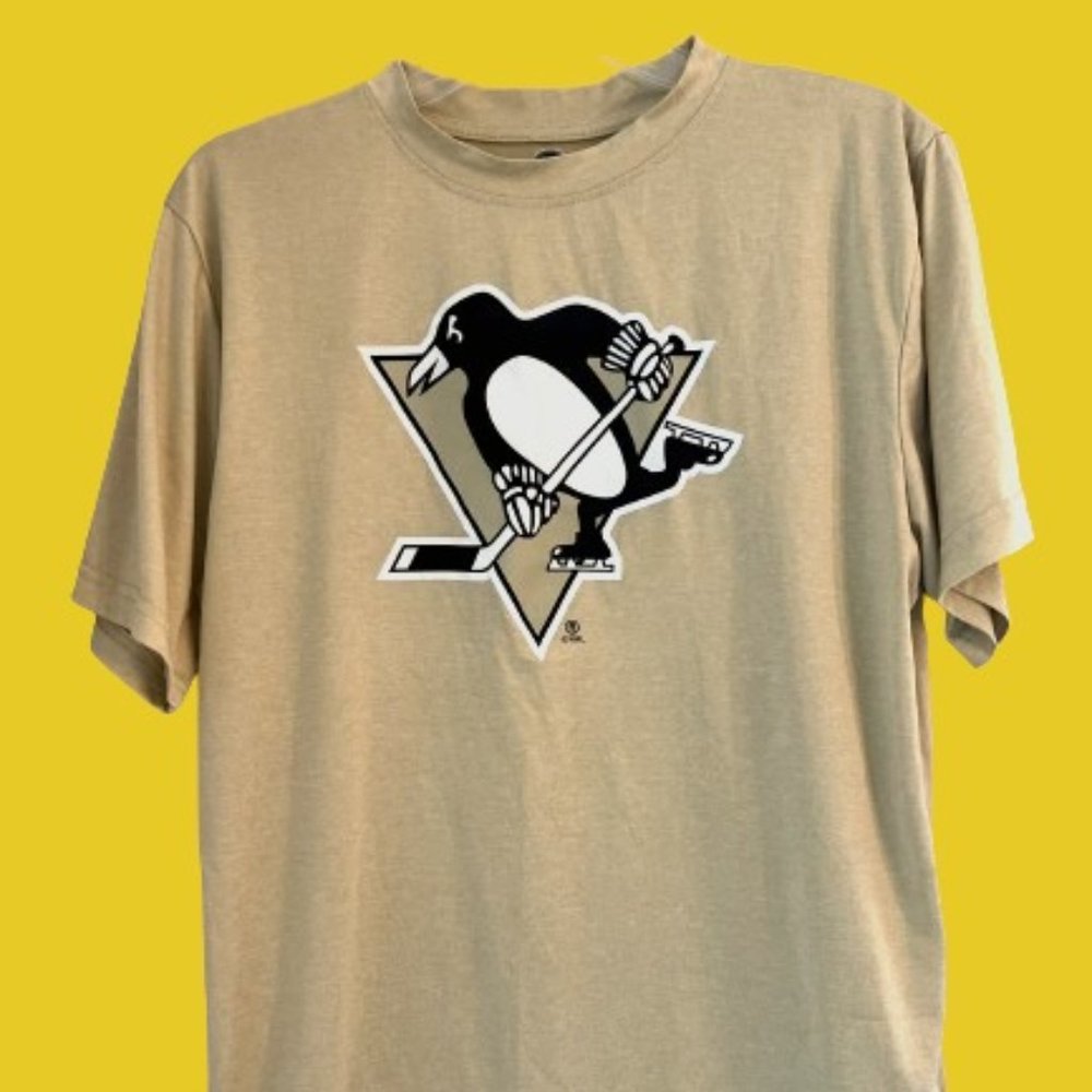 Pittsburgh Penguins NHL Performance Logo Athletic Tee Youth XXL